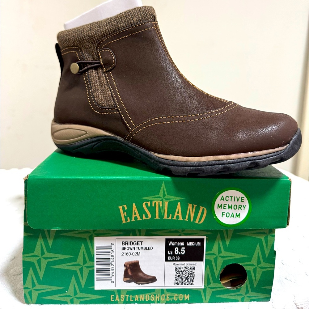 Eastland Bridget Brown Tumbled women Boots 8.5